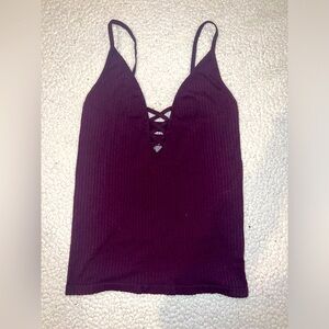 Express purple tank top
